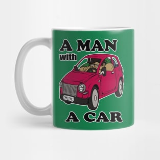 A Man With A Car Mug